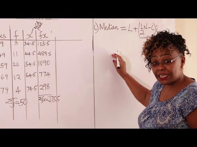 FORM 2 MATHS   STATISTICS I  MEAN,MODE & MEDIAN