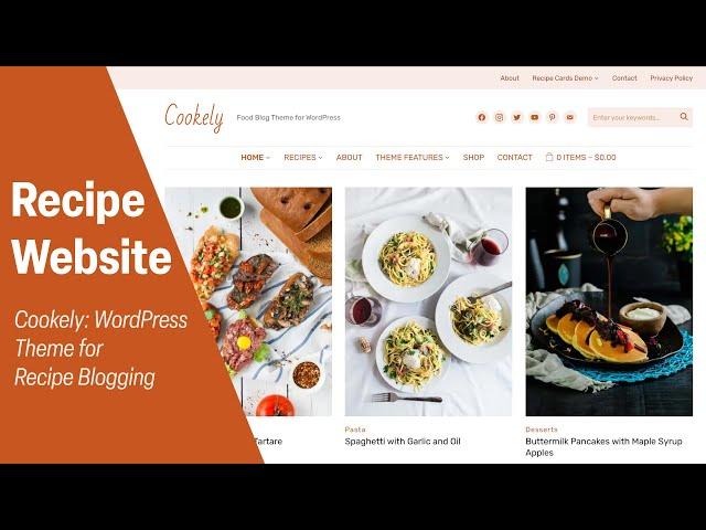 Create a Recipe Website with Cookely, WPZoom WordPress Themes 2023