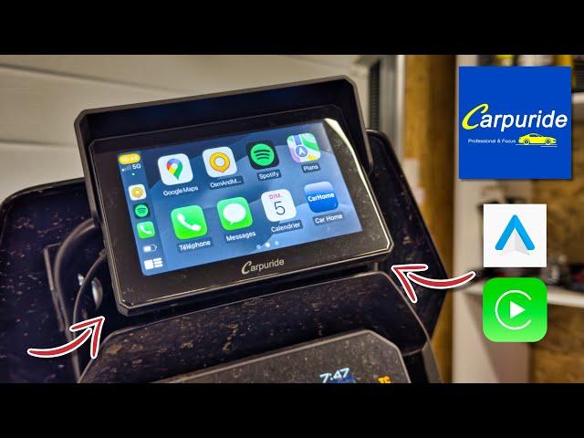 Test du Carpuride W502 / W702 : Carplay et Android Auto sans fil ENFIN sur la moto en mode fiable ?