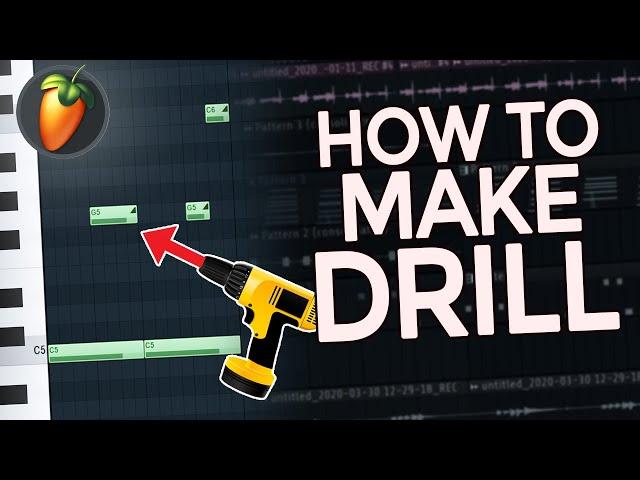 How To Make Drill Beats In FL Studio! (Making A Beat From Scratch)