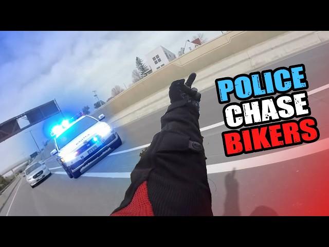 BIKERS VS COPS - Insane Motorcycle Police Chases | Best Compilation 2024