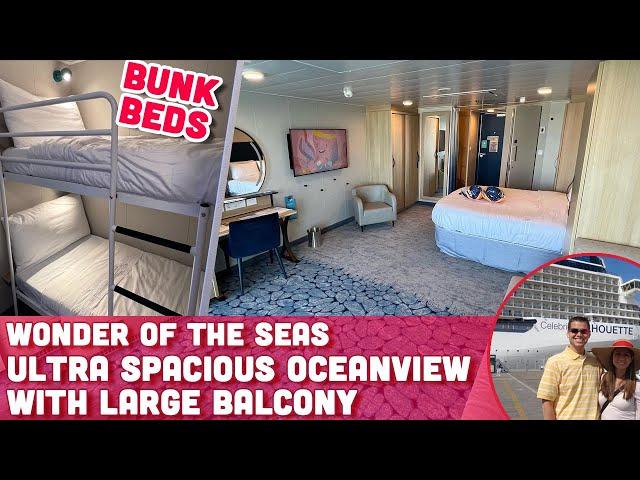 Ultra Spacious Oceanview with Large Balcony Room Tour - Wonder of the Seas - Royal Caribbean