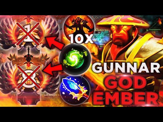 People Call Him Ember God For a Reason - Gunnar Epic Refresher Ember Spirit Dota 2