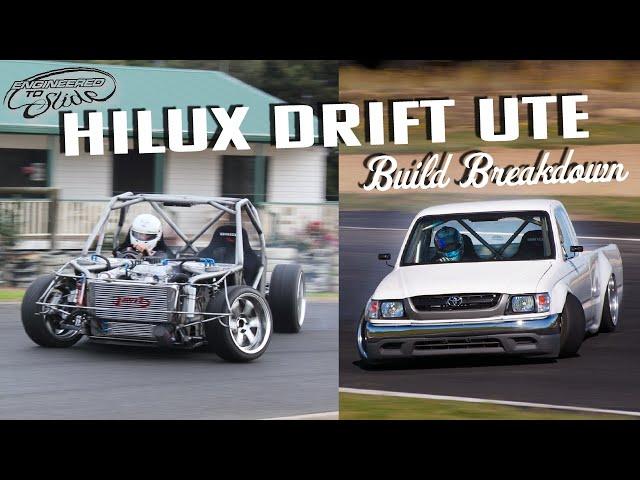 Hand Built Toyota DRIFT UTE by Nigel Petrie of ENGINEERED TO SLIDE