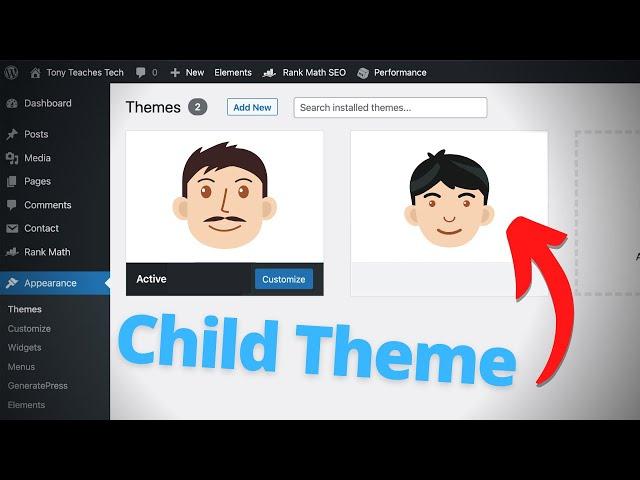 How to Make a Child Theme for ANY WordPress Site