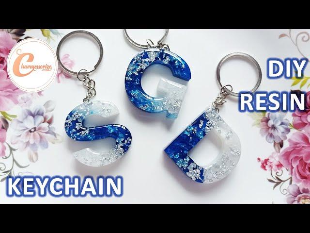 DIY Epoxy Resin Craft  | Making Alphabet Letter Keychains | Simple Resin Crafts For BEGINNERS