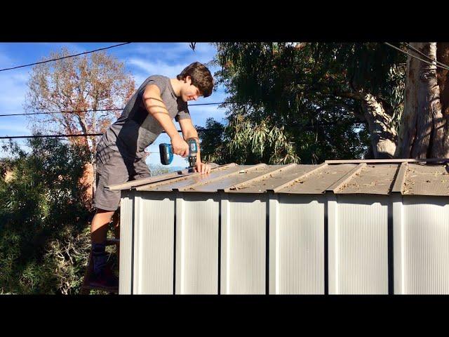 How to build a steel shed