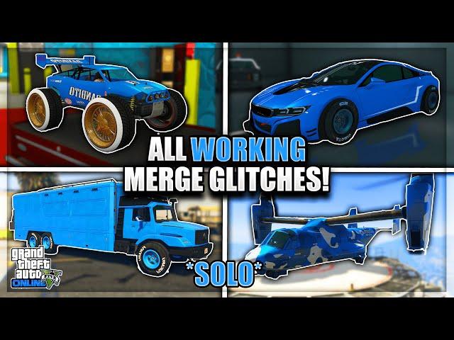 *SOLO* GTA 5 ALL WORKING CAR MERGE GLITCHES AFTER PATCH 1.69! F1/BENNY'S MERGE GLITCH! GTA 5 ONLINE