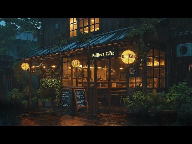 Rainy Café Vibes: Smooth Jazz Music & Chill Coffee shop | Jazz Instrumental Beats for Focus