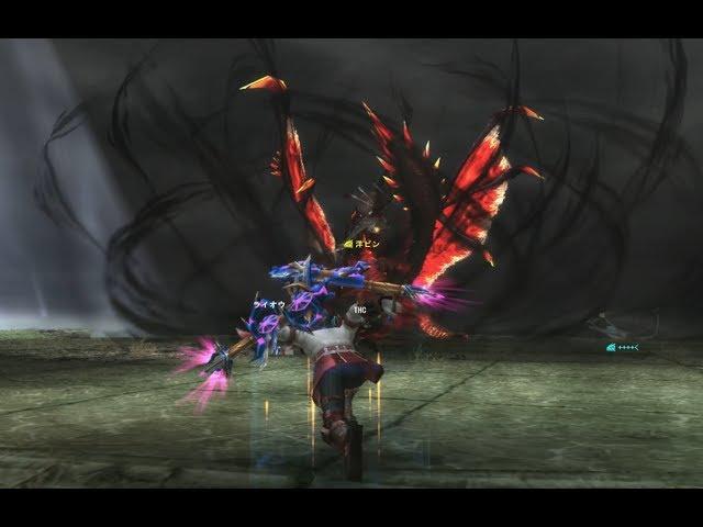 Monster Hunter Frontier Z: Lv. 9999 Shiten Unknown Black Rathian (Kuro Reia) [4K]