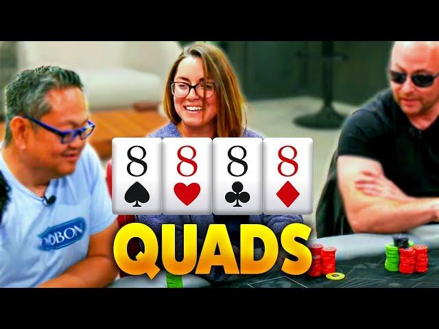 QUADS vs Young Poker Influencer