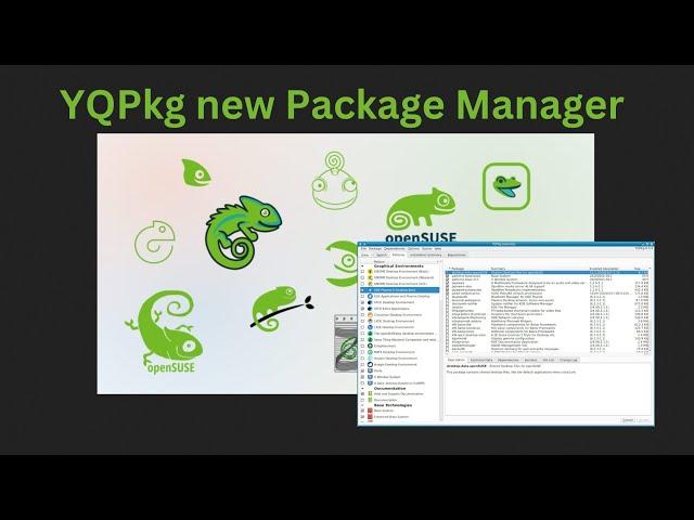 openSUSE's Future: YQPkg Debuts as the First Step Beyond YaST