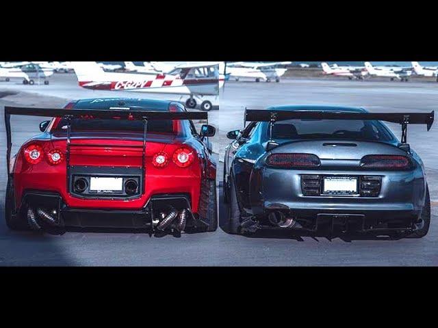 NISSAN GTR R35 VS TOYOTA SUPRA MK4  -||- Versus Series