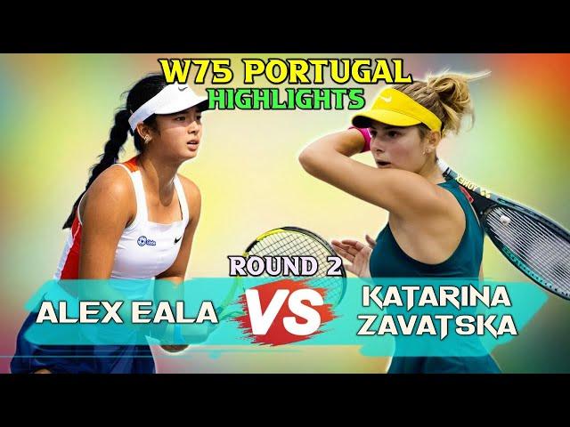 Alex Eala vs Katarina Zavatska R-16 | Match Highlights (22-Feb) ITF Porto 2024