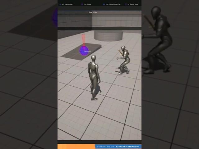 AI Strafing Around the Player | Unreal Engine Tutorial #ue5 #gamedev #gaming