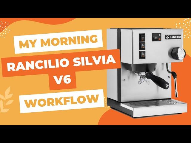 My Morning Routine: How I Make a Latte on my Rancilio Silvia V6 and Eureka Mignon Zero | MHW-3BOMBER