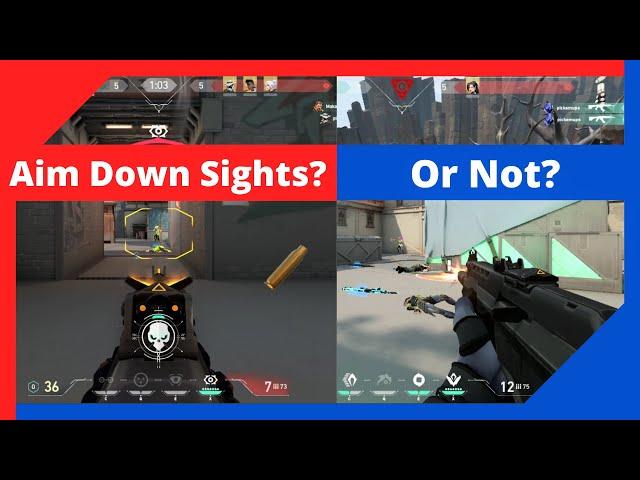 Valorant When to ADS || When to Aim Down Sights