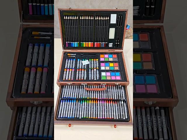 Deluxe Art Set, Painting And Drawing Kit, Art Supply, Unboxing And Review, Stationery, #artkit