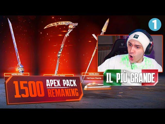 Il Più Grande PACK OPENING ITALIANO!! 1500 PACCHETTI su Apex Legends [PARTE 1/5]