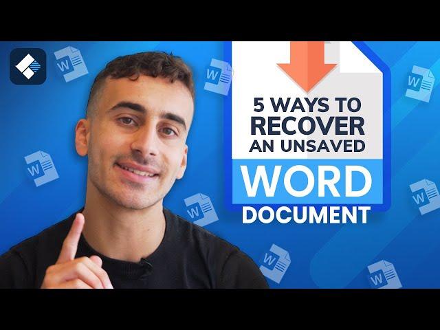 (2023NEW) 5 Ways to Recover an Unsaved/Deleted Word Document