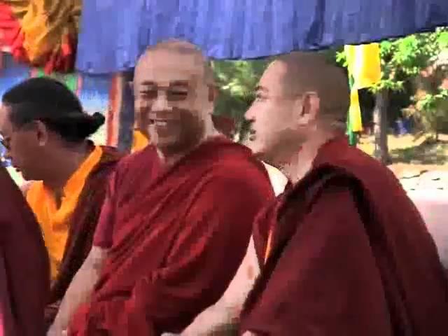 Shechen Rabjam R, Jigme Khyentse R and Dzigar Kongtrul R in Buthan, May 2010