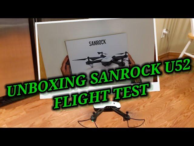 UNBOXING SANROCK U52 Drone with 1080P HD Camera for Adults Kids,WiFi - Filipina RT living in Oregon