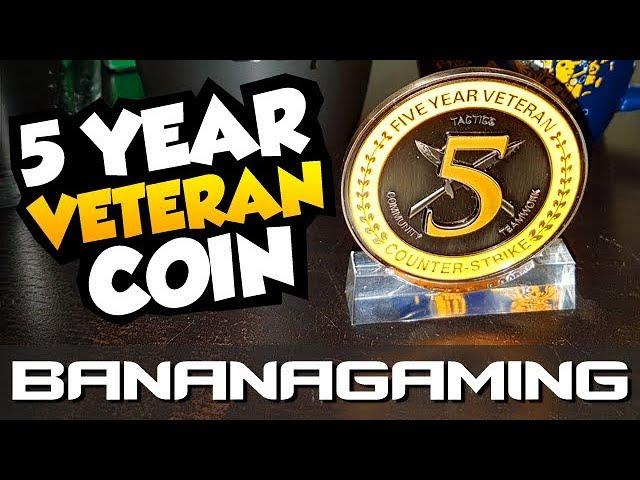 My "Five Year Veteran Coin" & more stuff from Valve's store