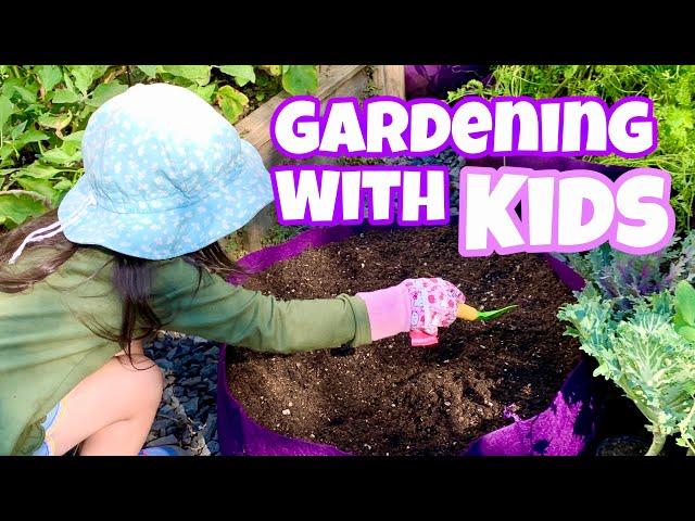 Gardening With Kids | Dinosaur Garden | Teaching Children The Joy Of Gardening