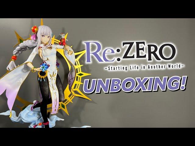 Emilia (Re:Zero) Anime Figure Unboxing!