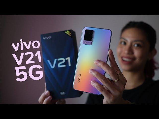 vivo v21 5G unboxing + SELFIE TEST: DUAL LED SELFIE LIGHT????