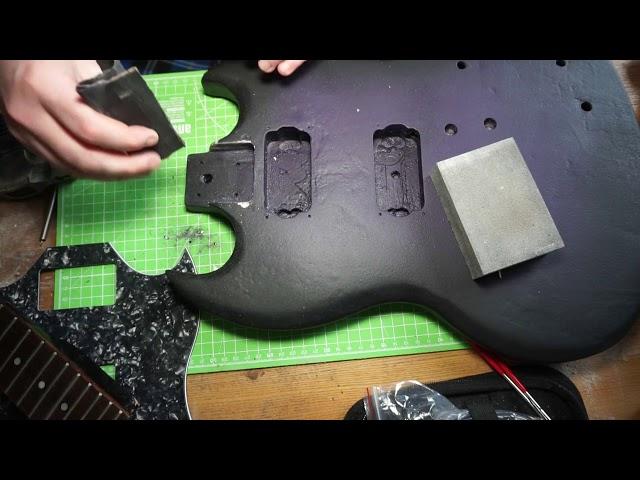 Guitar Refurbishment Ep 6 Putting the neck on the body