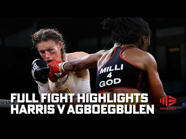 Tayla Harris battered in BRUTAL fashion  I Harris v Agboegbulen Full Fight Highlights I Fox Sports