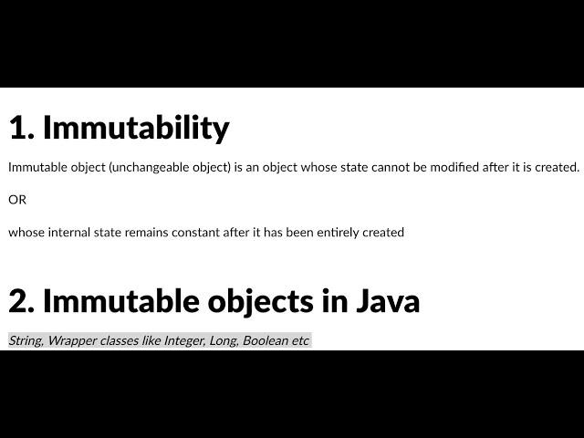 Immutability and Java | how to create Immutable Objects | Pitfalls & Anti patterns