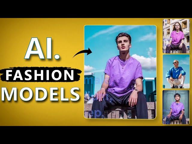 New Ai. Tool Create virtual models for brand image, Make stunning Product background with this Ai.