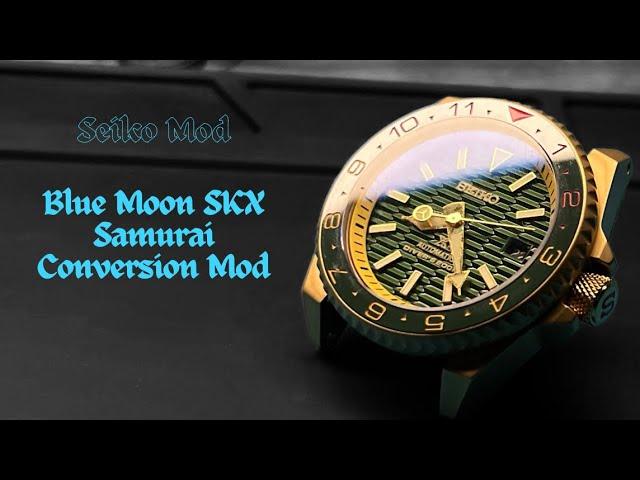 Seiko Mod - Blue Moon SKX Samurai Conversion Mod