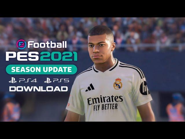 PES 2021 Next Season Patch UPDATE OPTION FILE 2025 PS4 PS5 PC