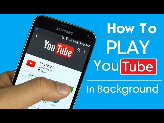 How to play YouTube in background without any app!