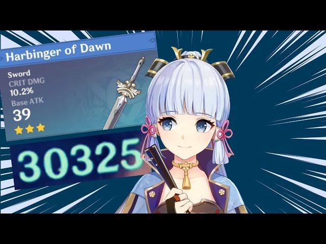 When a 3 star weapon HITS HARDER - C0 Ayaka | Genshin Impact