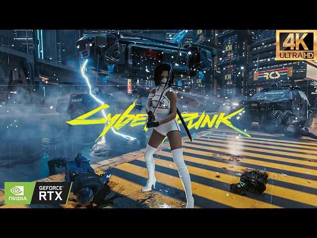 Cyberpunk 2077 - MaxTac VS Cyberpsycho with Monowire 4K Ultra Realistic with DLSS 3.5