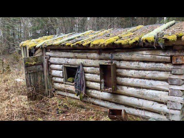 НАШЛИ ИЗБУ В ЛЕСУ. ЧТО С НЕЙ СТАЛО ЗА 33 ГОДА. [FOUND A HUT IN THE FOREST. WHAT HAPPENED TO HER]