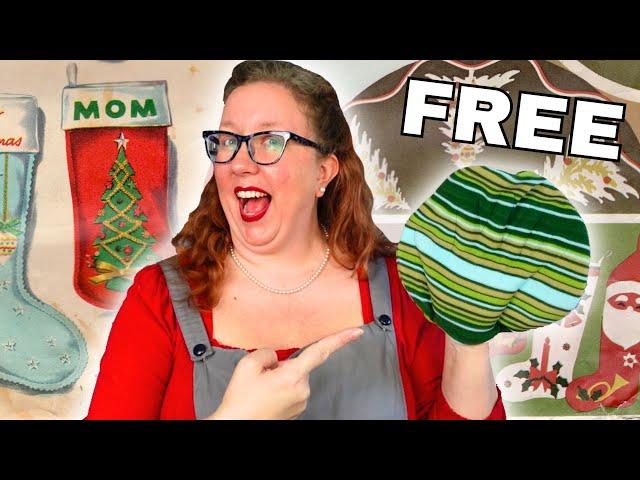 Easy and FREE Vintage Christmas Crafts