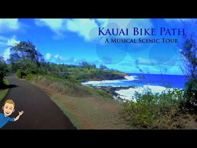 KAUAI BIKE PATH... a Fun & Scenic HD TOUR of Paradise!!