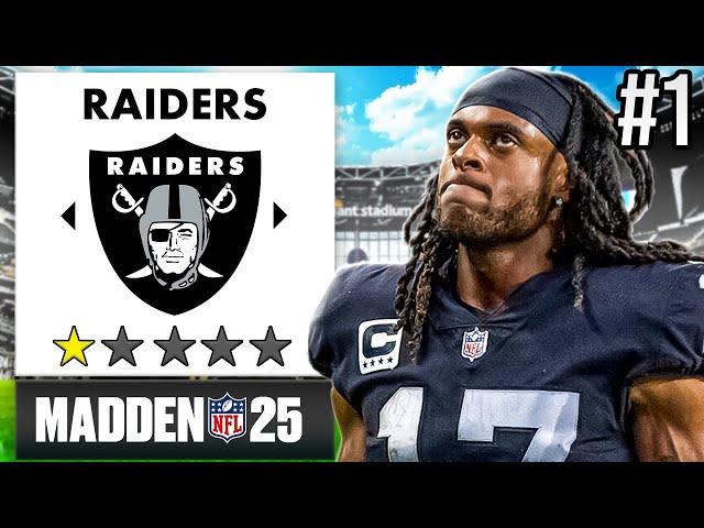 Madden 25 Las Vegas Raiders Franchise Rebuild Ep. 1