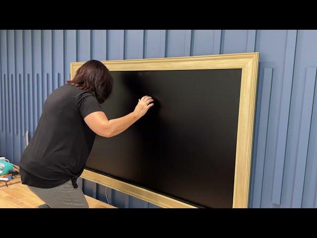 Enhance Your Samsung The Frame TV with a Warm Silver Deco TV Frame