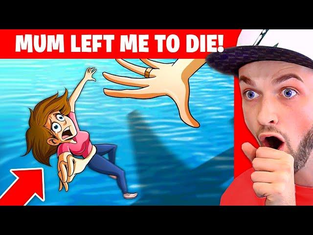 HELP - My Mum left me to *DIE* in the Ocean! (True Story Animation)