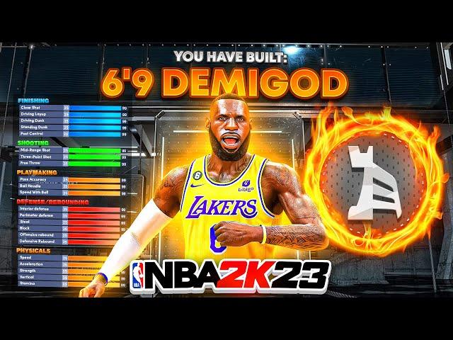 BEST GUARD BUILD IN NBA 2K23! THIS 6'9 DEMIGOD IS GAMEBREAKING IN 2K23!