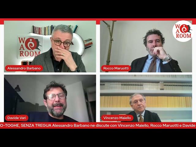 War Room di Alessandro Barbano con Vincenzo Maiello, Rocco Maruotti e Davide Varì