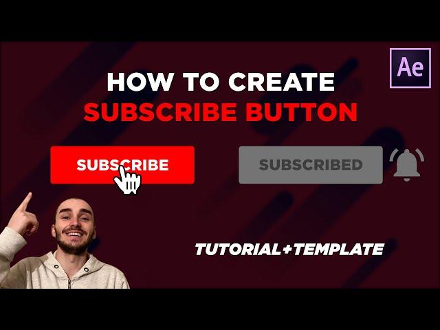 YouTube Subscribe Button Tutorial | After Effects 2021 | YouTube Subscribe Animation + Free Download