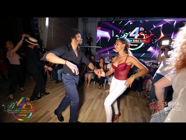 Terry SalsAlianza & Bersy Cortez - Salsa social dancing | 4th World Stars Salsa Festival