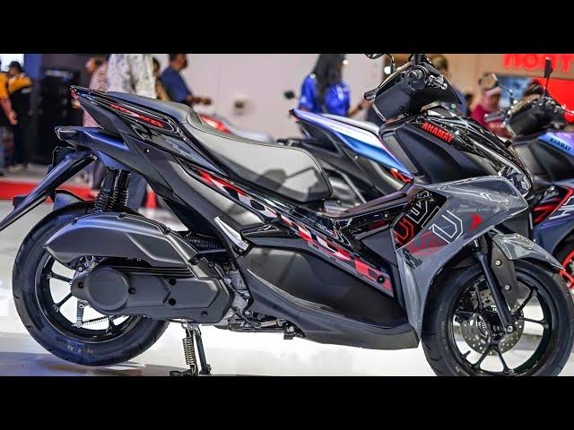 2024 YAMAHA AEROX 155 BLACK GRAY STANDARD VERSION LATEST REVIEW PRICE, SPECS AND FEATURES
